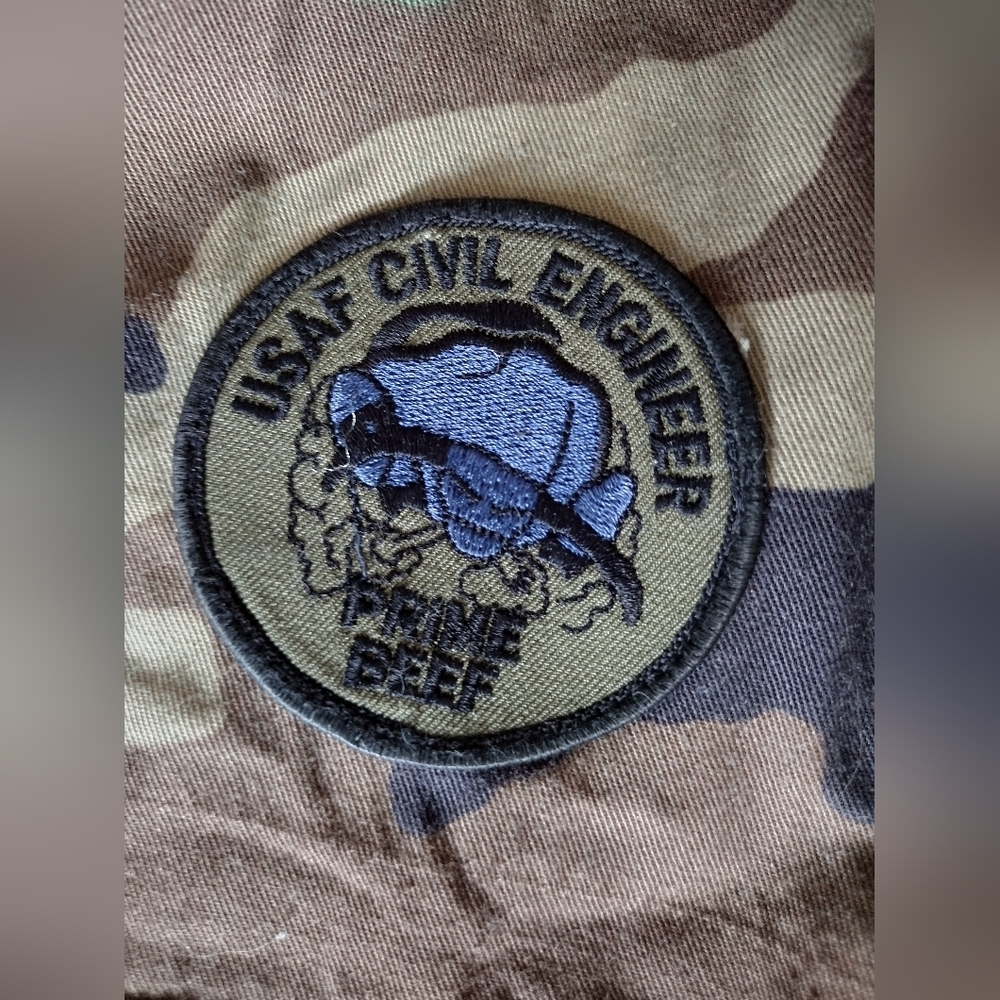 Camo Army Jacket with Boyscouts Of America Merits And Patches - Picture 6 of 16